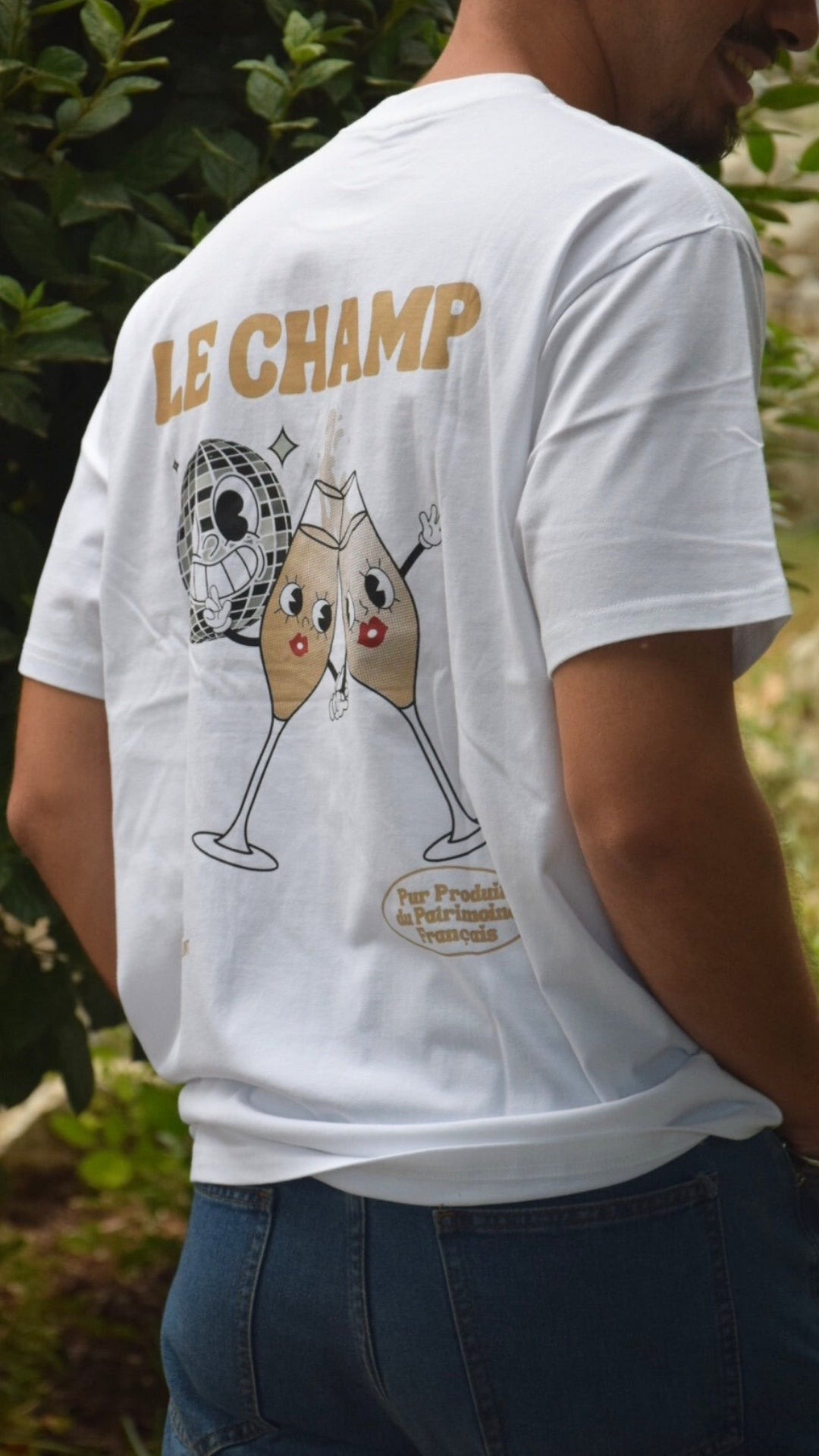 teeshirt champagne