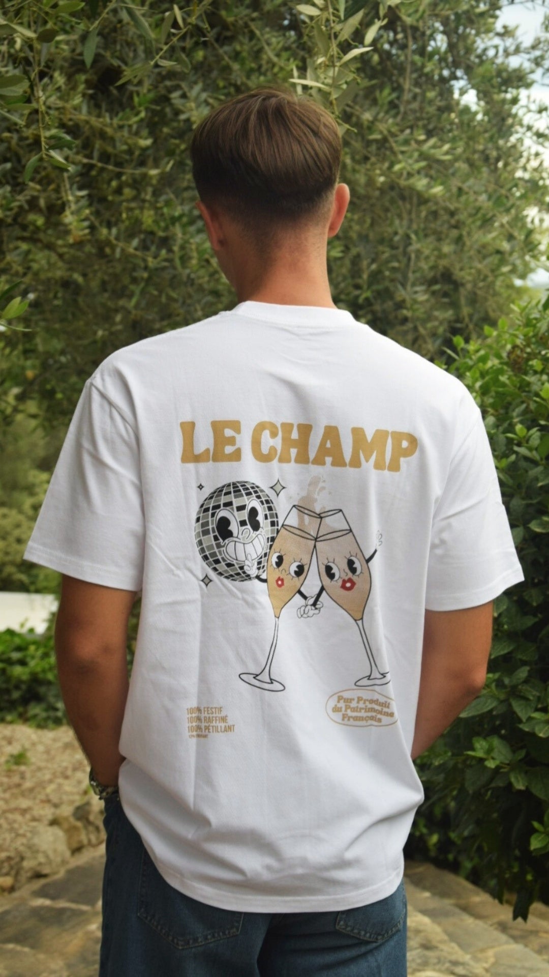 tshirt champagne