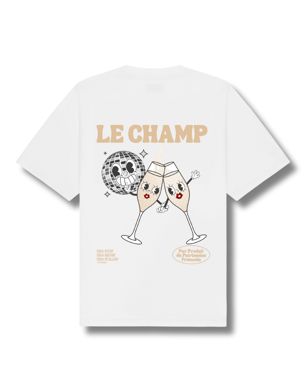 T-shirt " Le champ " Regular Blanc