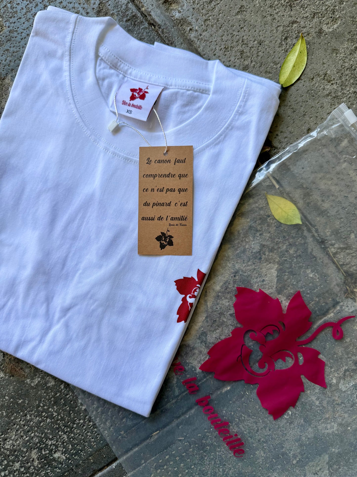 T-shirt " Le rouge " 🍷