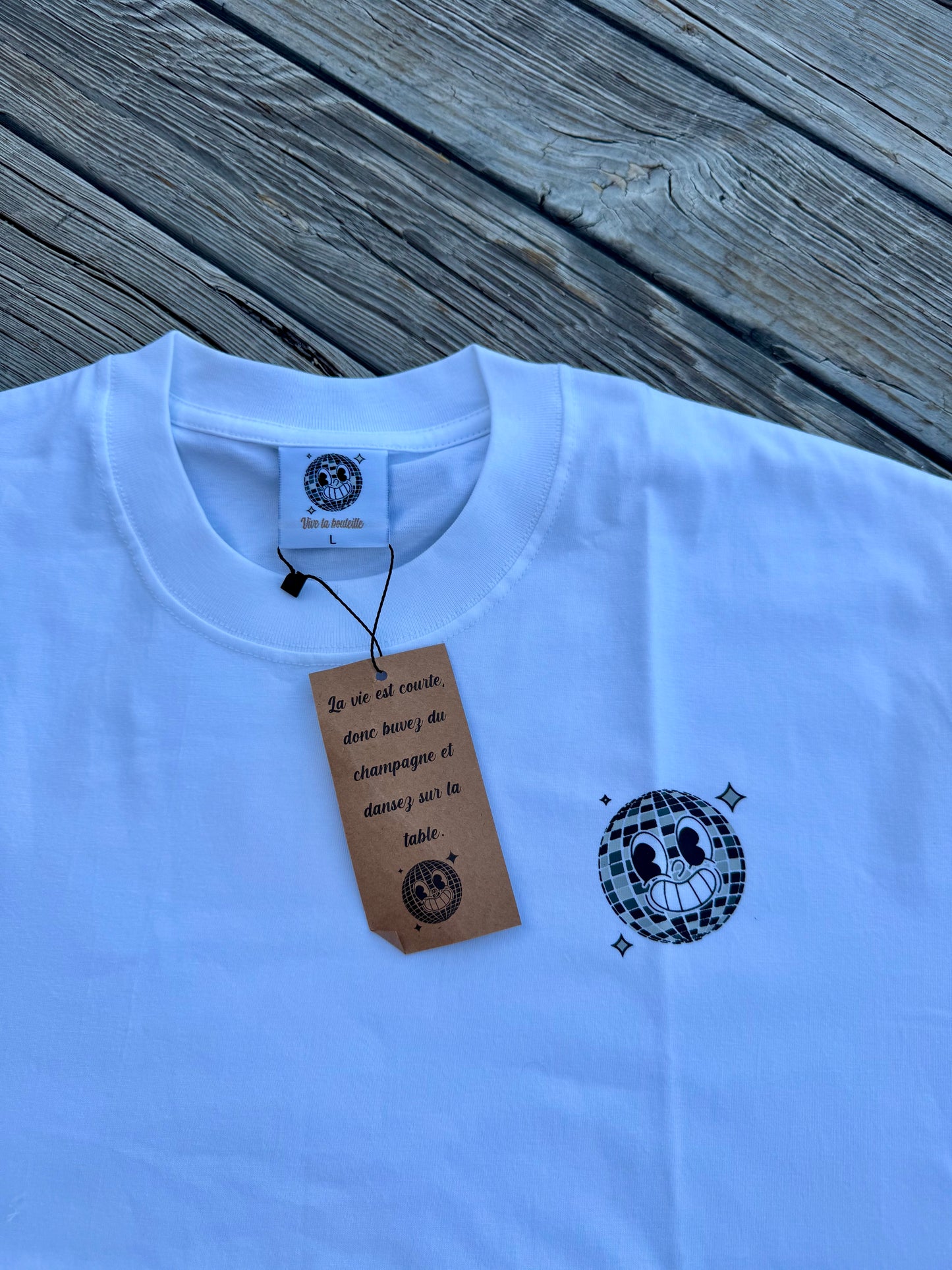 t shirt champagne