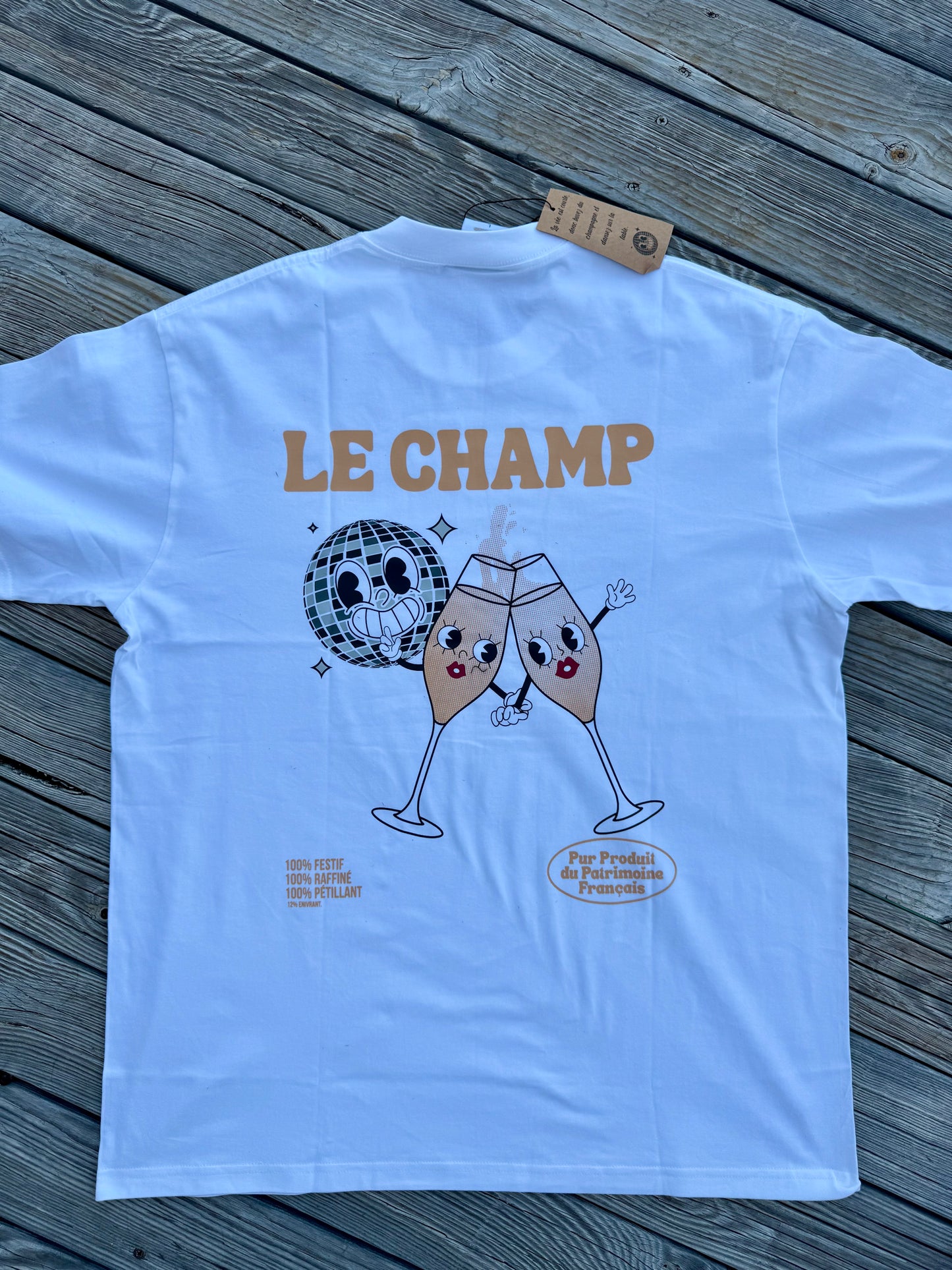 tshirt champagne femme