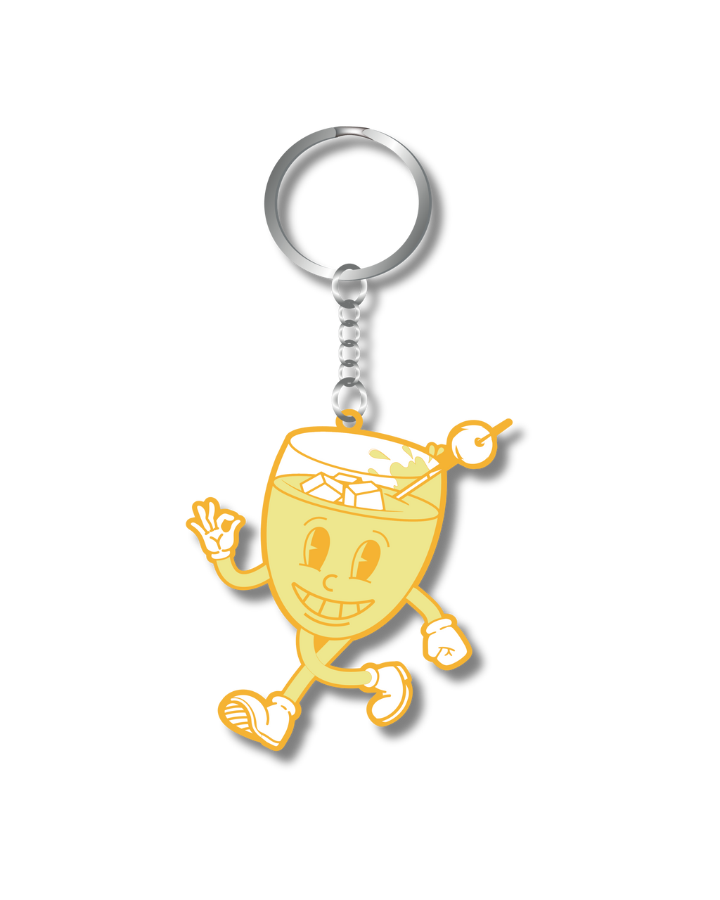 Porte-clés Pastis "Le jaune"