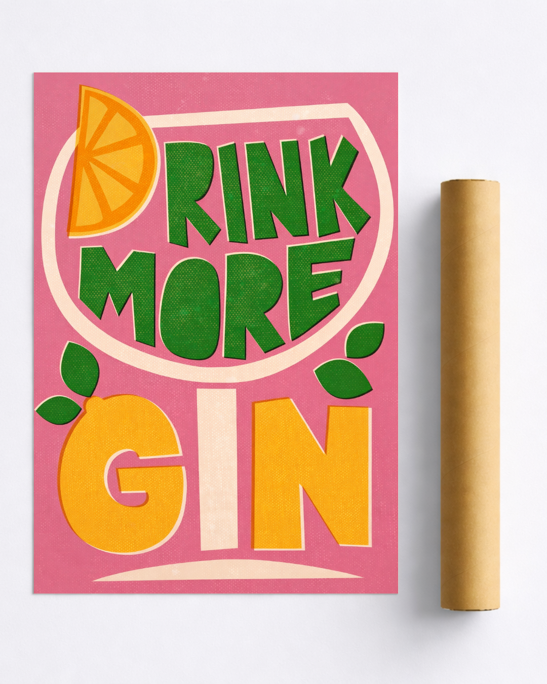 Affiche Gin Tonic – Drink More Gin