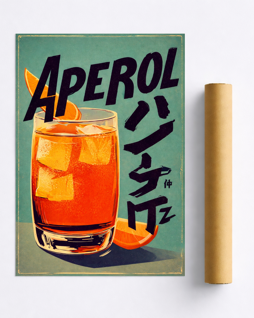 Affiche Spritz Vintage – Poster Aperol Orange Rétro & Original