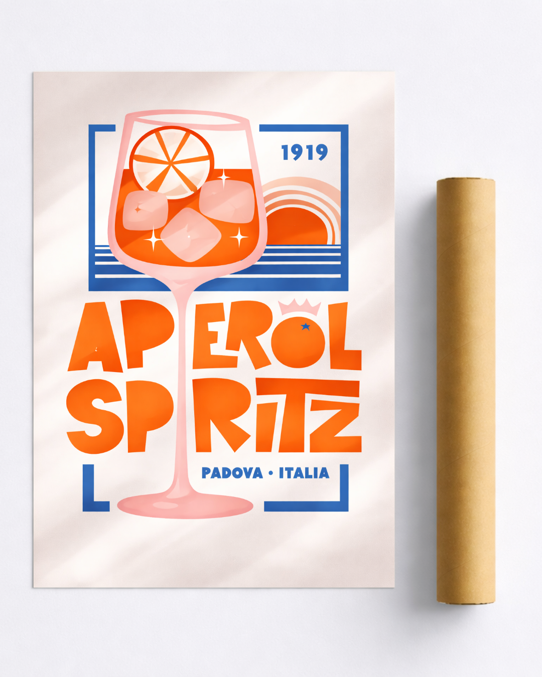 Affiche Spritz Padova Italia – Poster Aperol Spritz 1919 Vintage