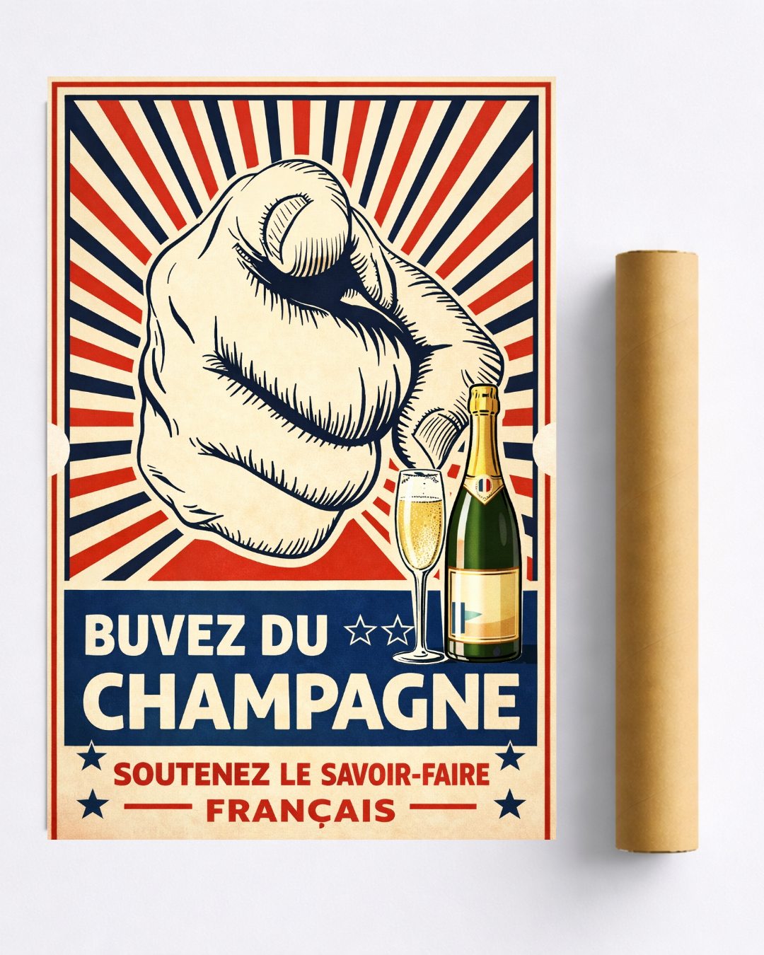 Affiche Champagne – Buvez du Champagne