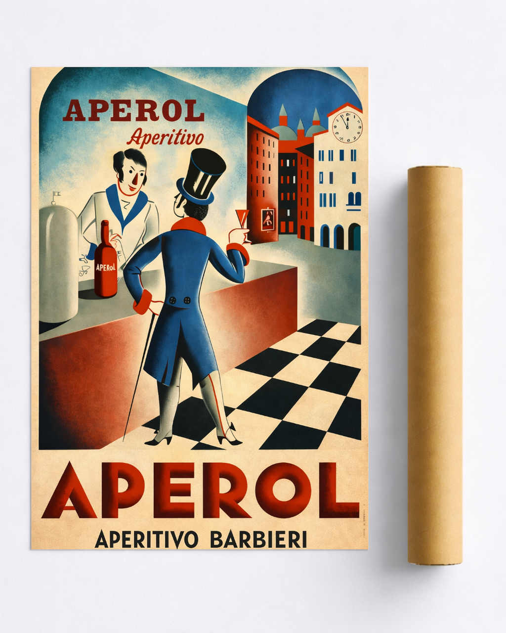 Affiche Spritz Aperol – Poster Apéritivo Italien Vintage