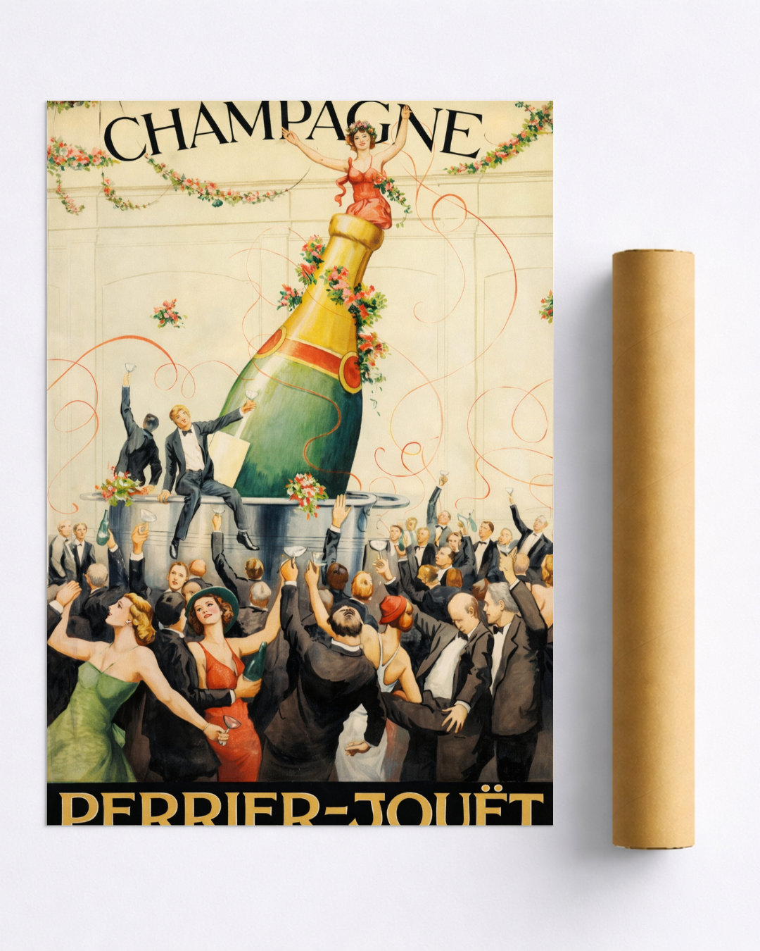 Affiche Champagne Vintage – Perrier-Jouët