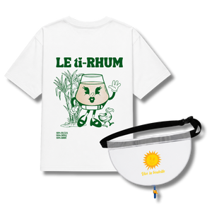 Pack teesh Le ti-Rhum + Sacoche secrète