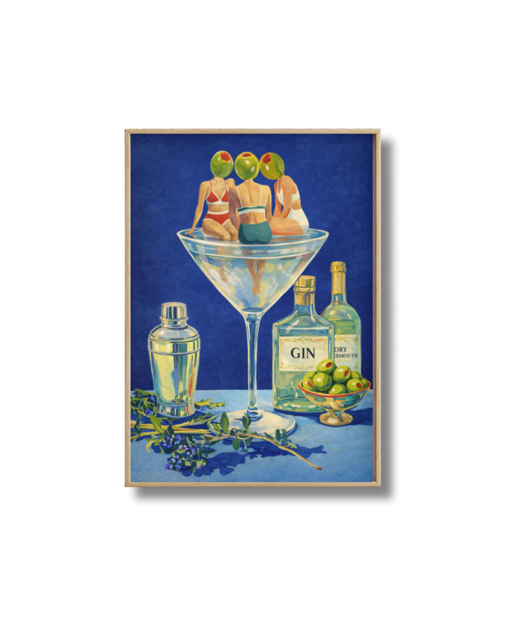 Affiche Cocktail – Poster Martini Vintage Déco Bar