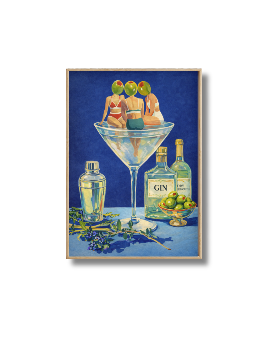 Affiche Cocktail – Poster Martini Vintage Déco Bar