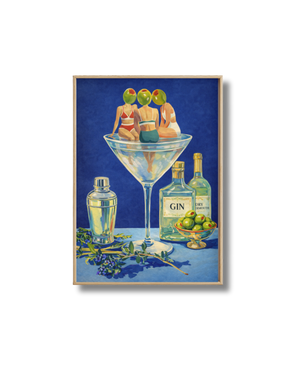 Affiche Cocktail – Poster Martini Vintage Déco Bar