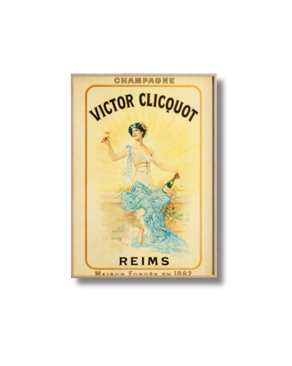 Affiche Champagne – Victor Clicquot Reims Vintage