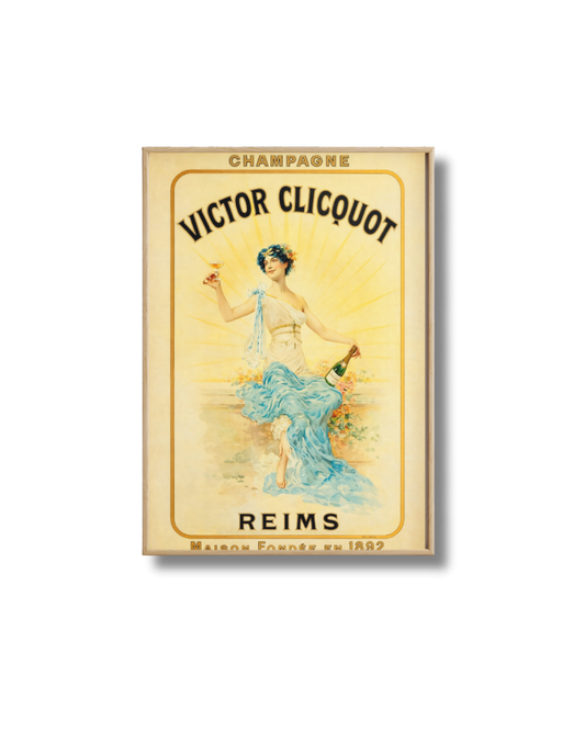 Affiche Champagne – Victor Clicquot Reims Vintage