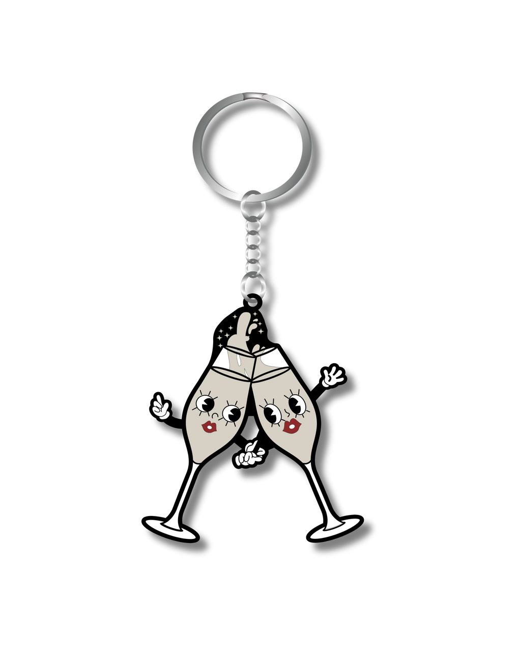 Porte-clés Champagne "Le champ"
