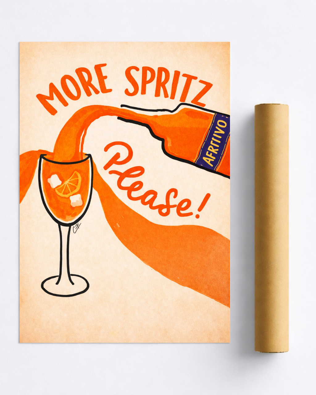 Affiche Spritz – More Spritz Please !