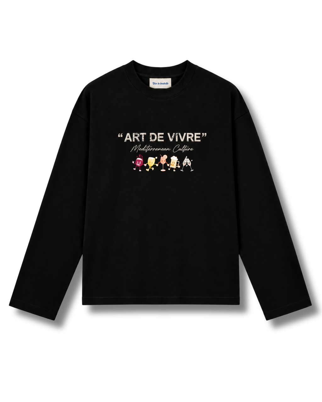 L'Art de vivre – T-shirt manches longues méditerranéen - PRÉCO