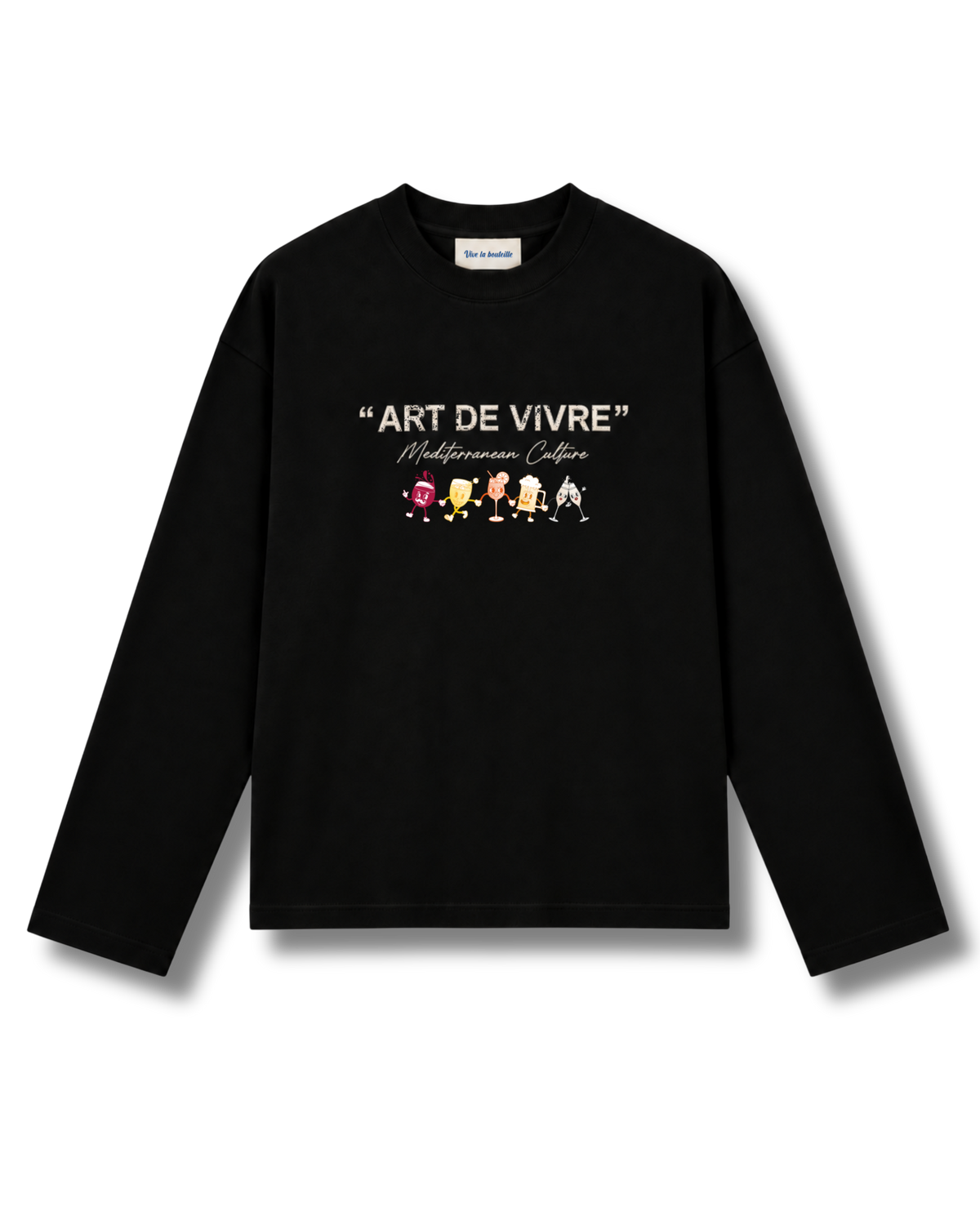 L'Art de vivre – T-shirt manches longues méditerranéen - PRÉCO