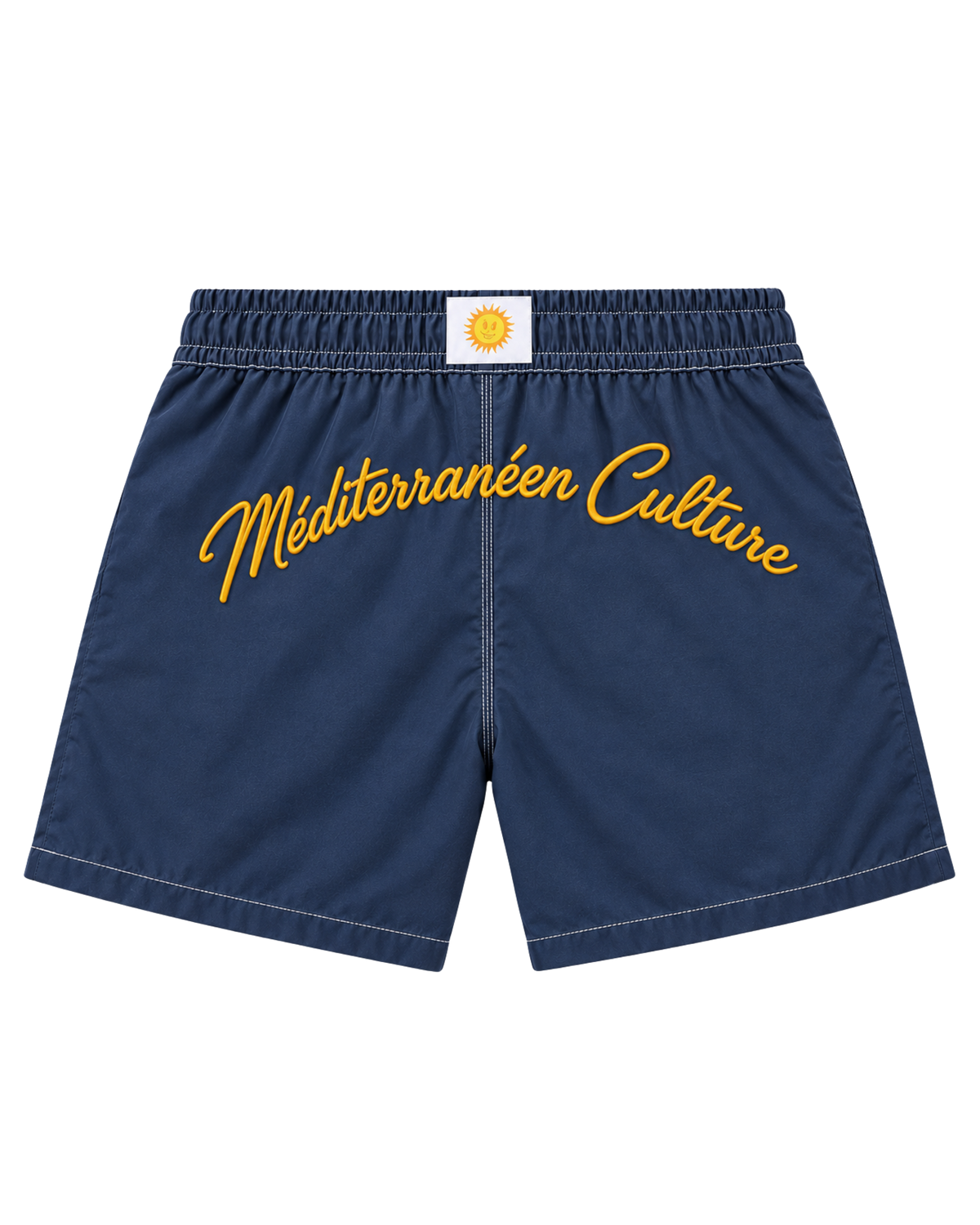 Short de Bain Bleu Marine – Méditerranéen Culture