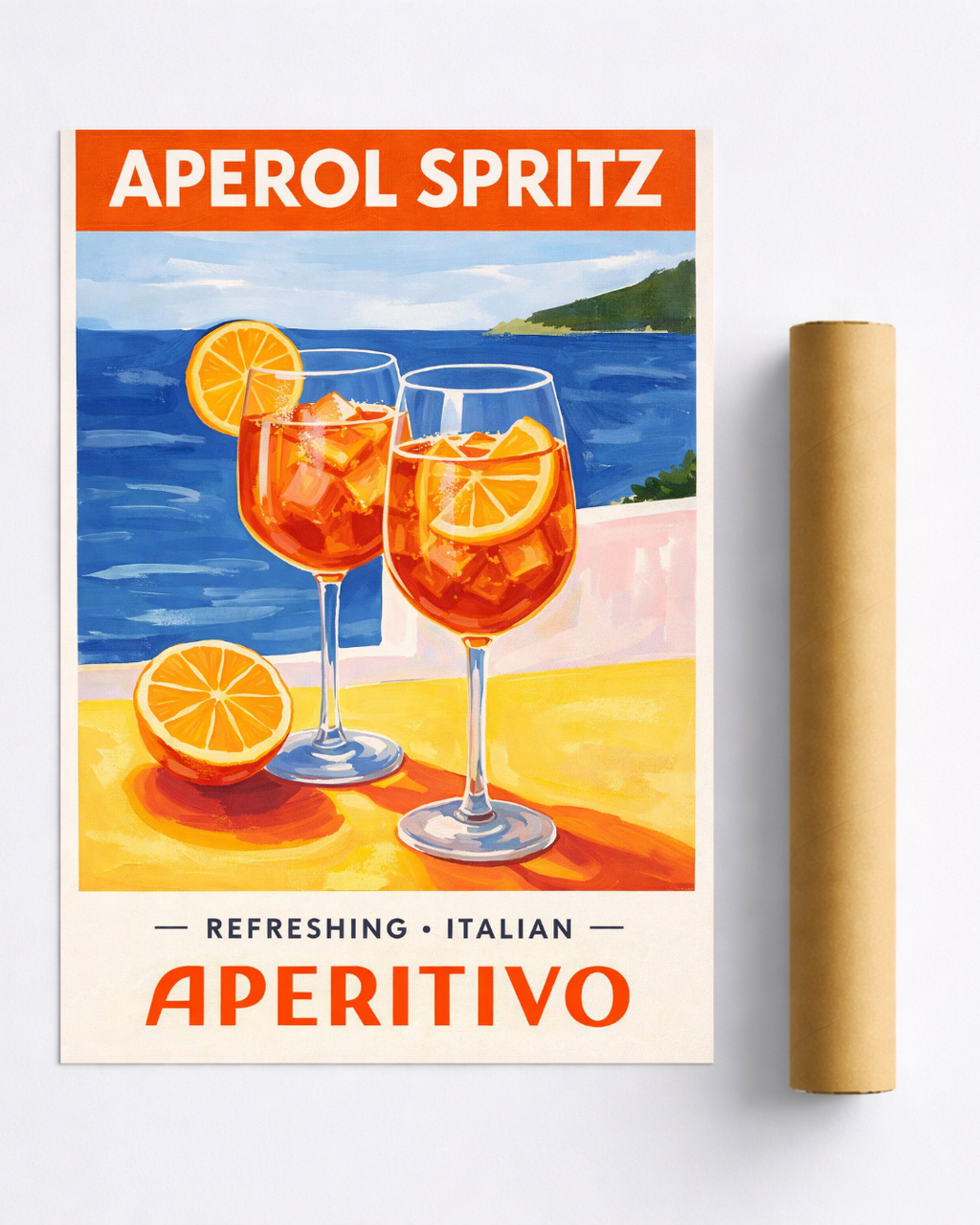 Affiche Spritz – Apéritivo Italien Bord de Mer