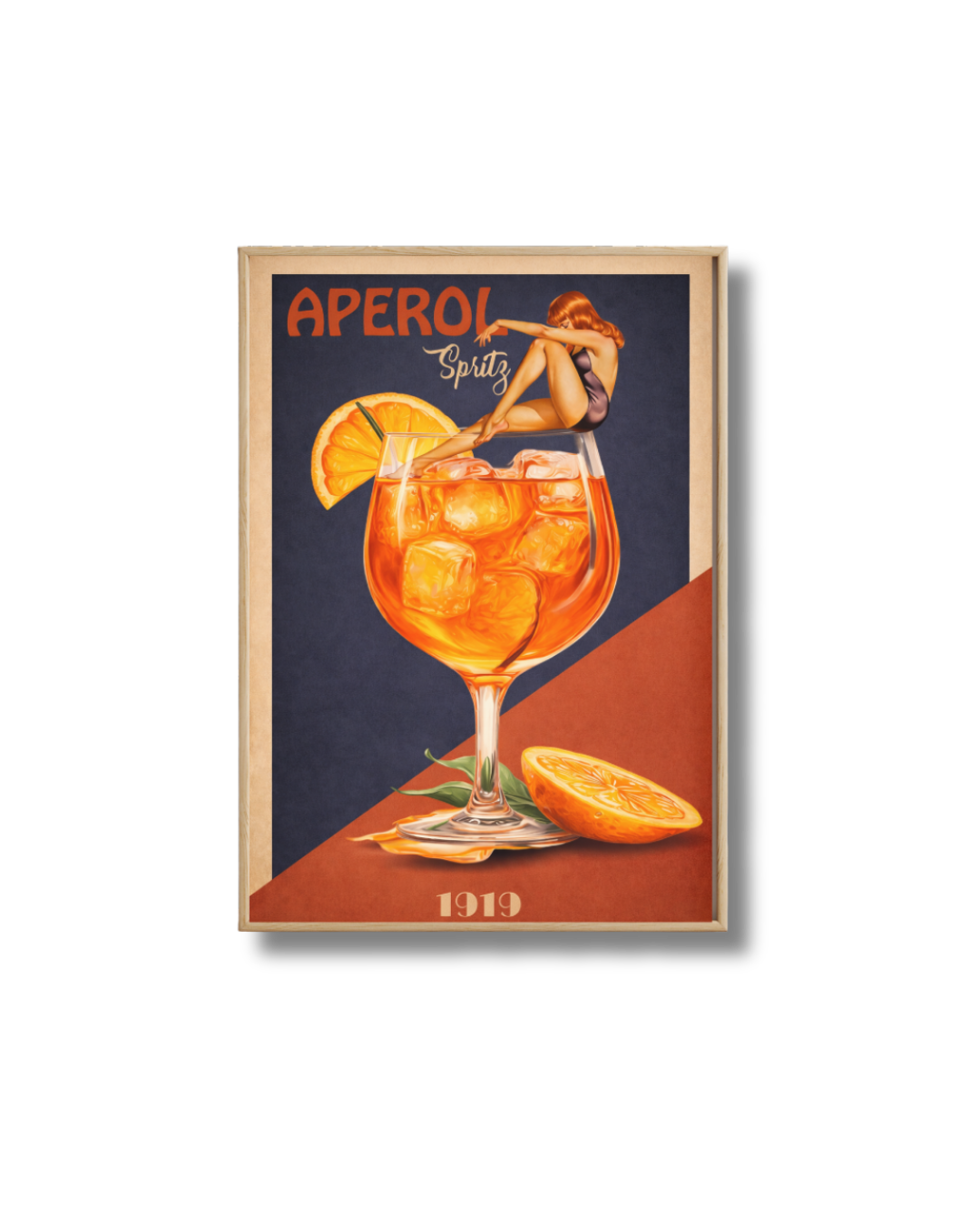 Affiche Spritz Aperol 1919 – Poster Cocktail Vintage Glamour