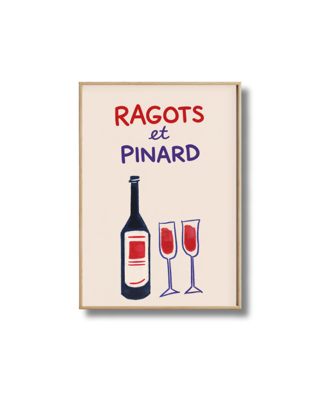 Affiche Vin Humoristique – Ragots et Pinard
