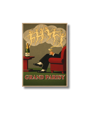 Affiche Champagne – Poster Rétro Grand Parisy