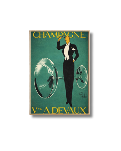 Affiche Champagne Vintage – Devaux