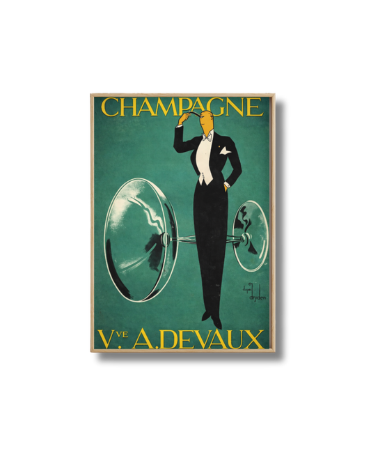 Affiche Champagne Vintage – Devaux