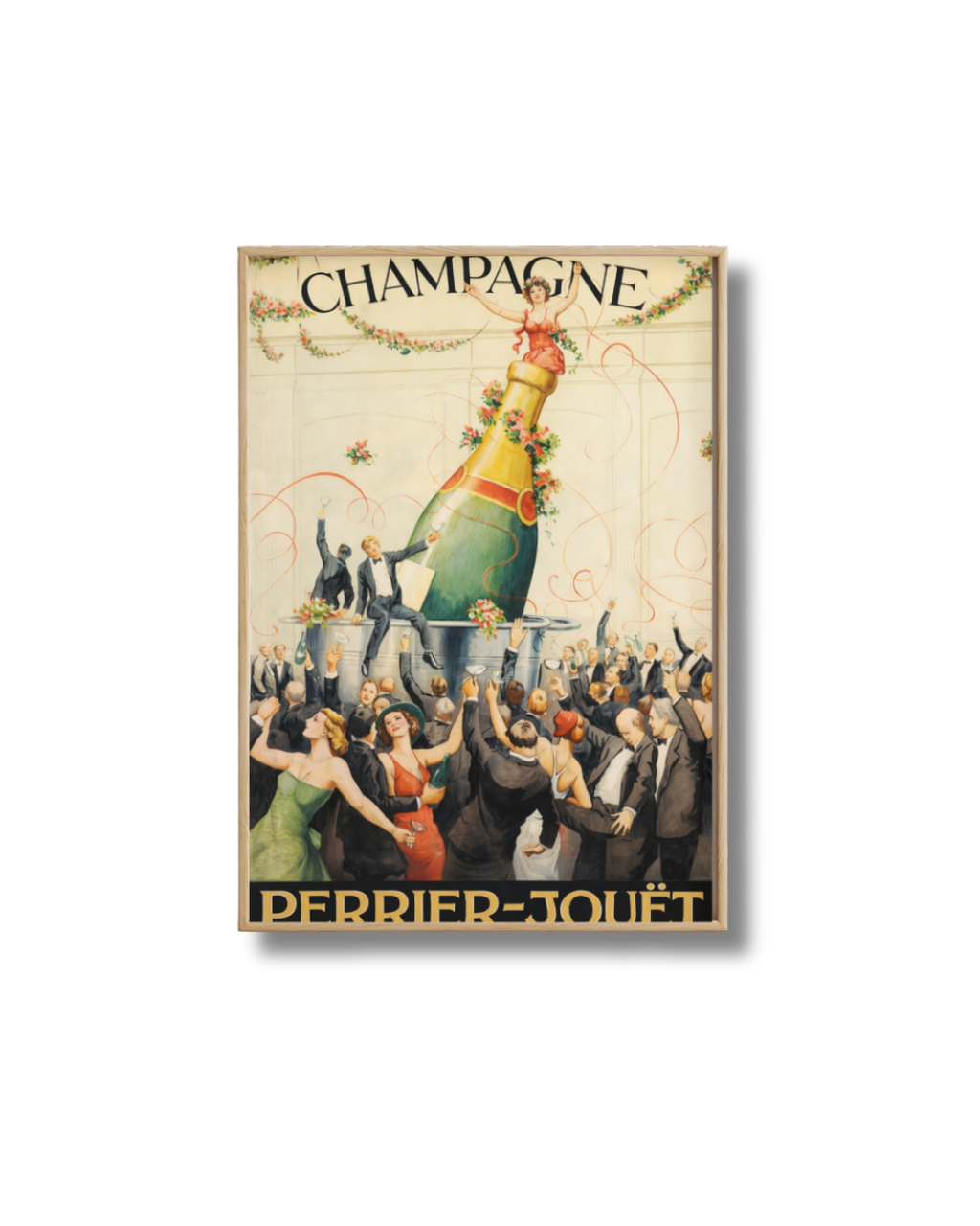 Affiche Champagne Vintage – Perrier-Jouët