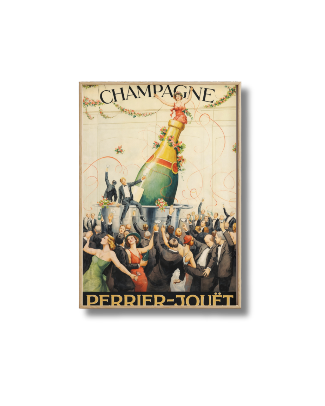 Affiche Champagne Vintage – Perrier-Jouët