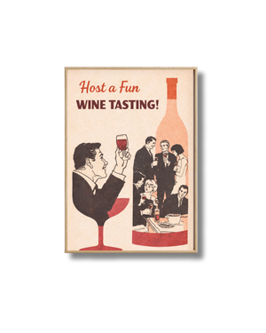 Affiche Wine Tasting Rétro – Poster Dégustation de Vin