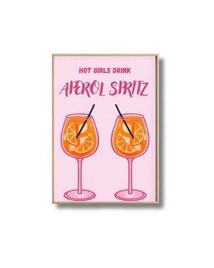 Affiche Spritz Hot Girls Drink Aperol Spritz