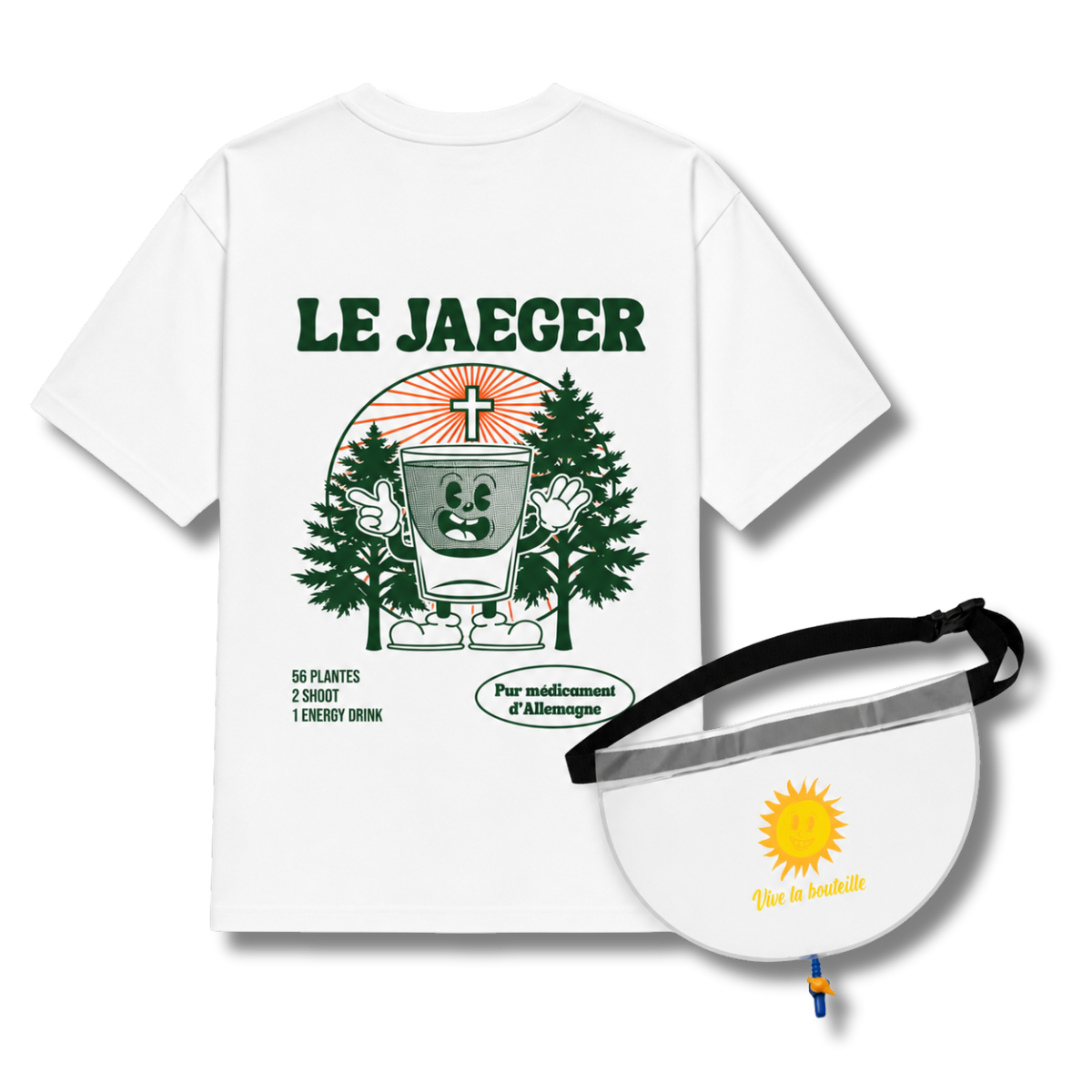 Pack teesh Le Jaeger + Sacoche secrète