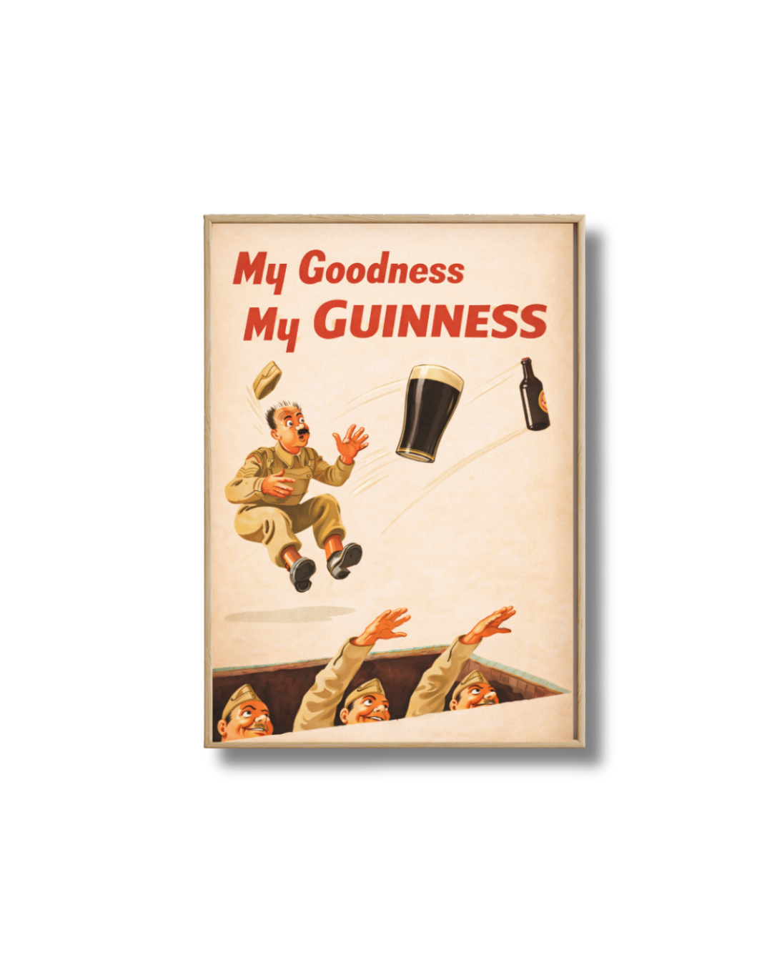 Affiche Guinness My Goodness – Poster Vintage Pub Déco Bar