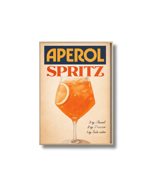 Affiche Spritz Aperol – Poster Cocktail Vintage