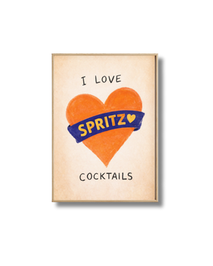Affiche Spritz – I Love Spritz Cocktails