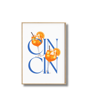 Affiche Spritz – Cin Cin Cocktail