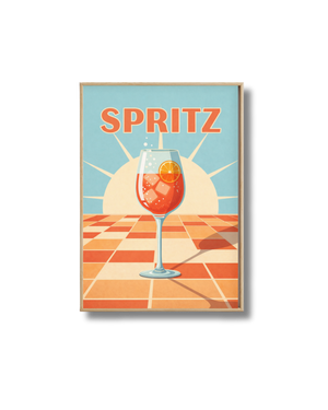Affiche Spritz – Poster Cocktail Soleil & Terrasse