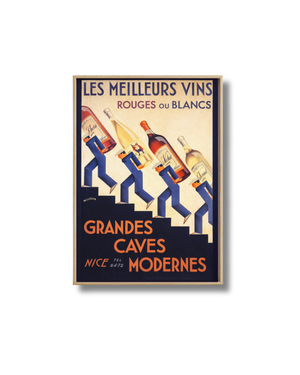Affiche Vin – Grandes Caves Modernes Vintage