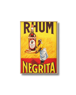 Affiche Rhum Negrita – Poster Publicitaire Vintage