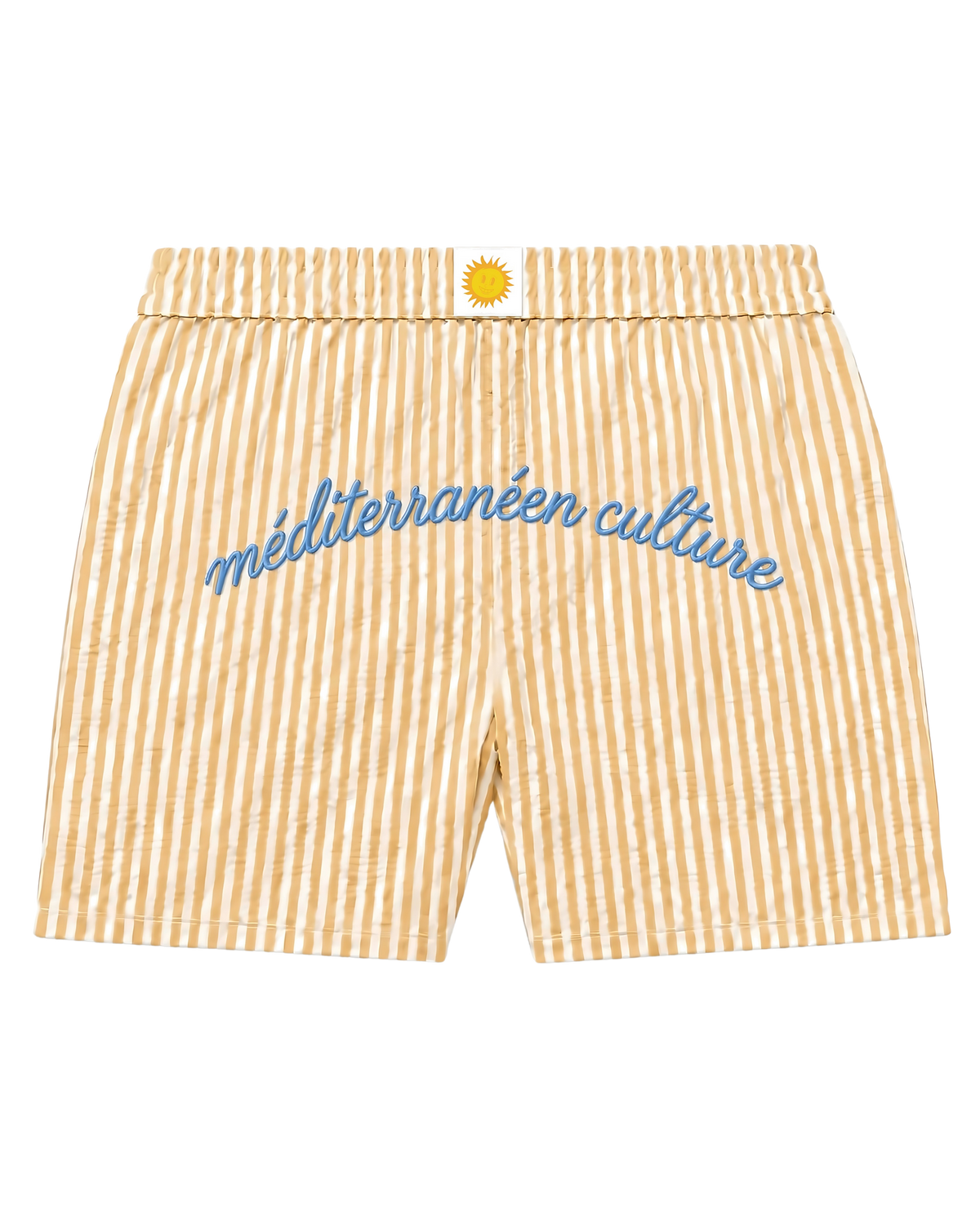Short de Bain Rayé – Méditerranéen Culture - Champagne