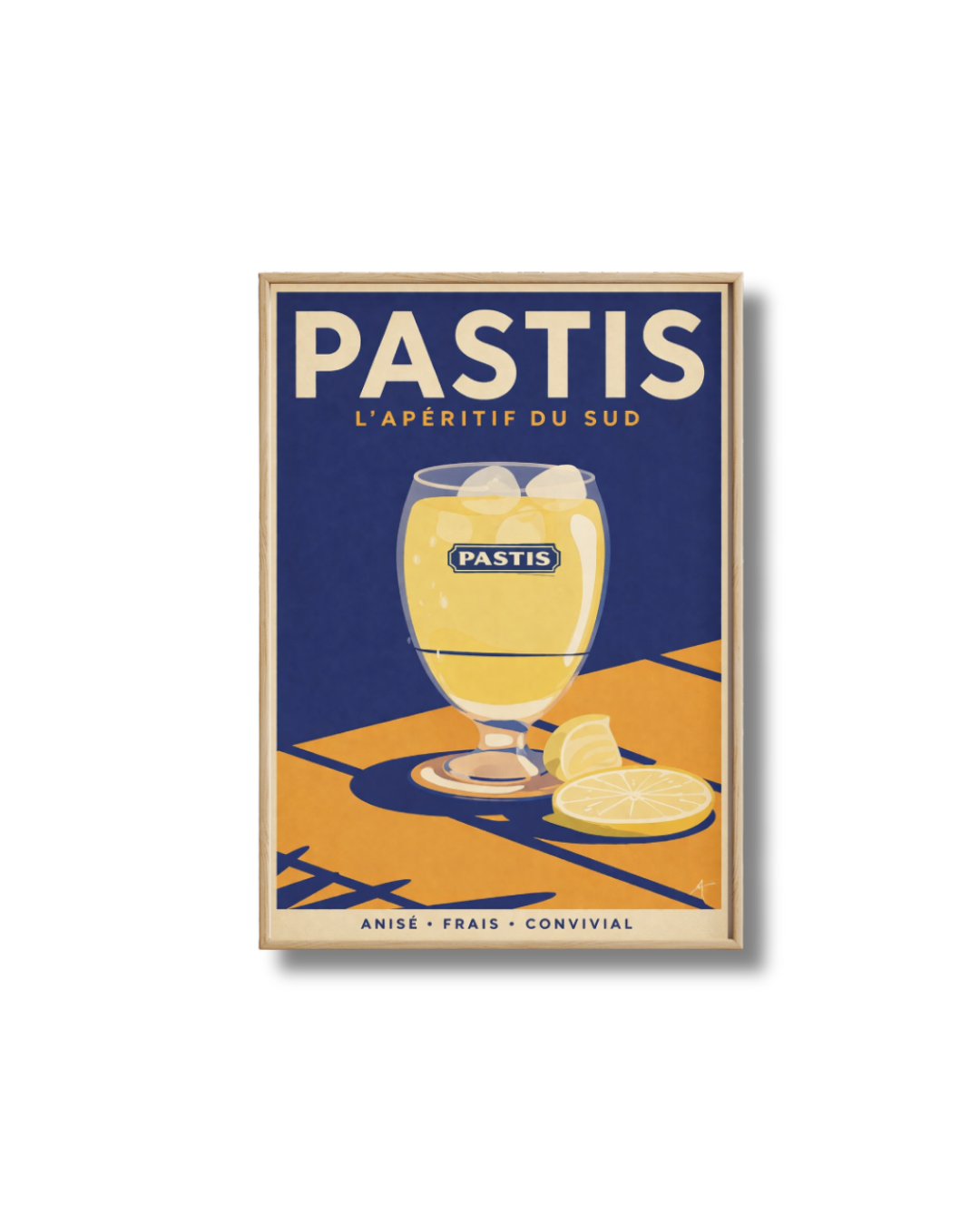 Affiche Pastis Vintage – L’Apéritif du Sud