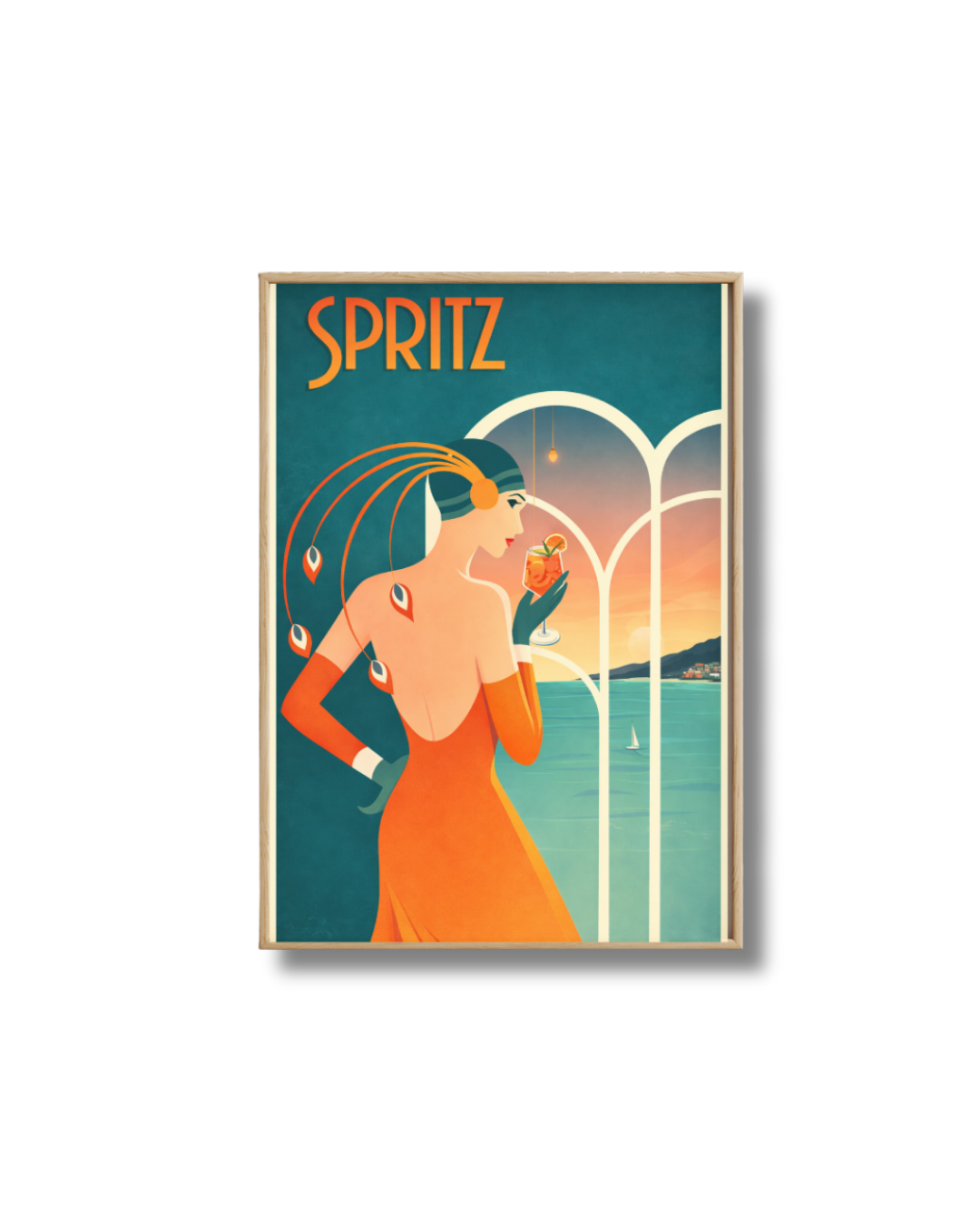 Affiche Spritz Vintage – Poster Cocktail Élégant