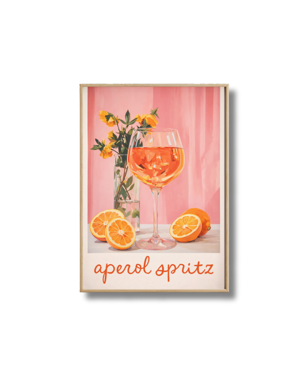 Affiche Spritz – Poster Apéro Cocktail Aperol Spritz Vintage & Élégant