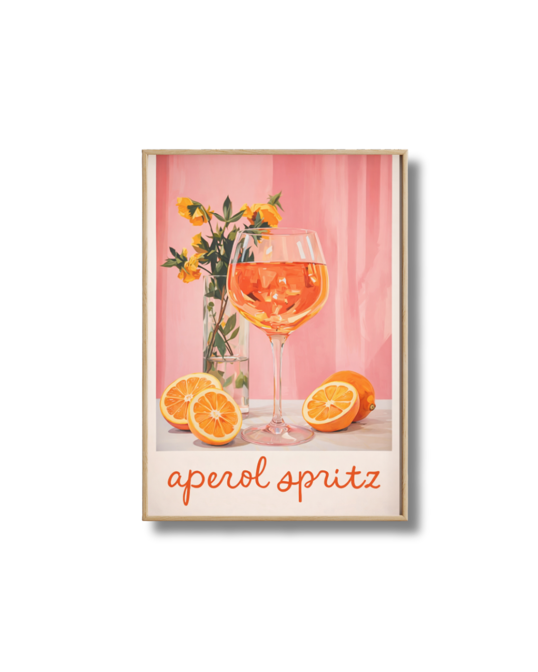 Affiche Spritz – Poster Apéro Cocktail Aperol Spritz Vintage & Élégant