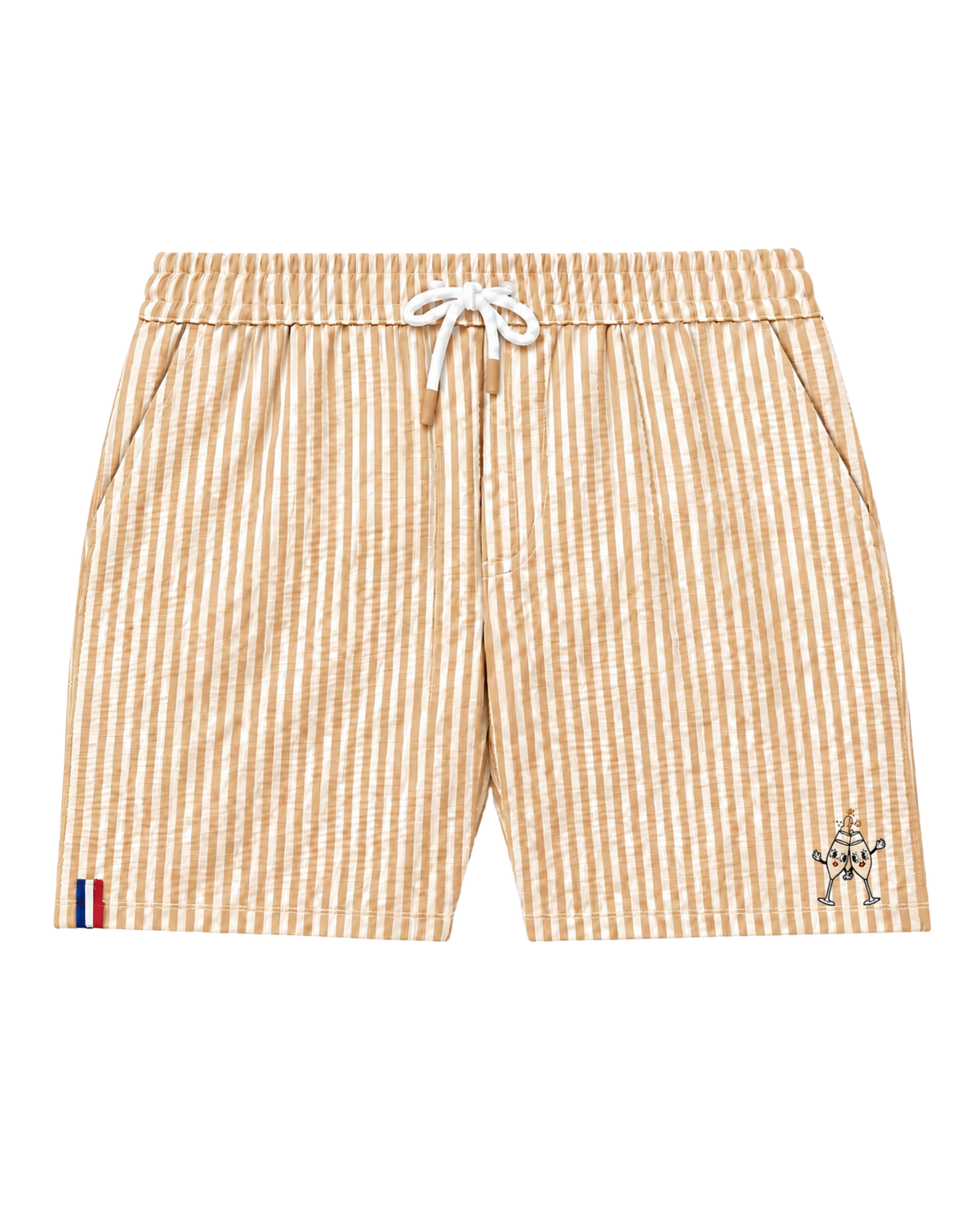 Short de Bain Rayé – Méditerranéen Culture - Champagne