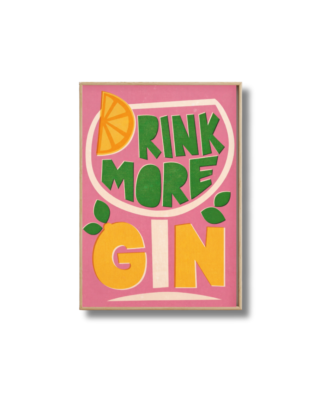 Affiche Gin Tonic – Drink More Gin