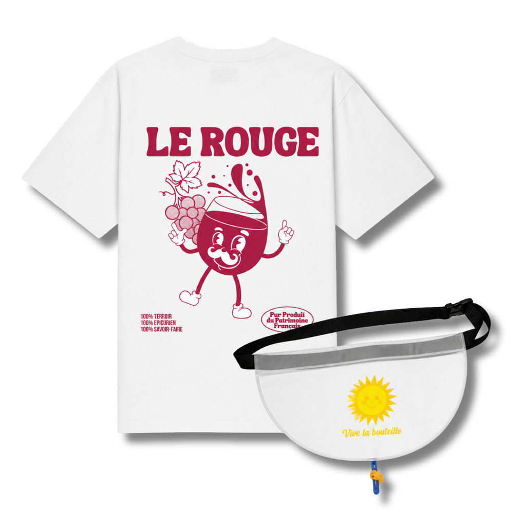 Pack teesh Le Rouge + Sacoche secrète